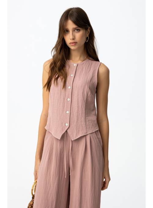 CHALECO AUGUSTA ROSA TIFFOSI