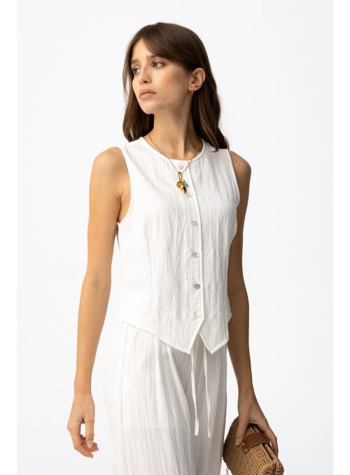 CHALECO AUGUSTA BLANCO TIFFOSI