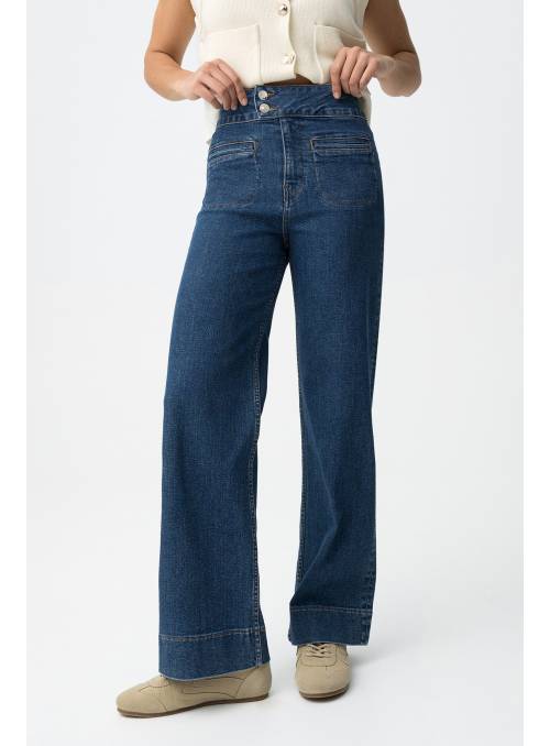 PANTALON OLIVIA AZUL TIFFOSI