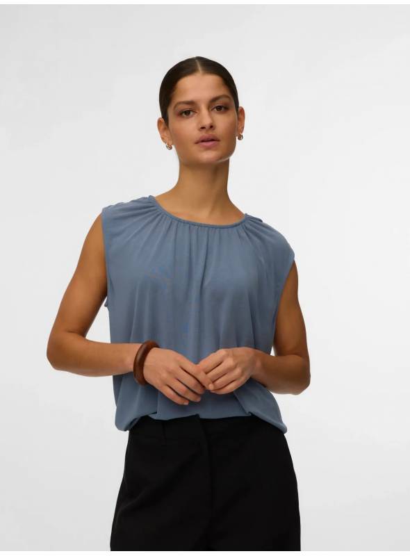 CAMISETA FILLY AZUL VERO MODA