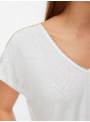 CAMISETA JACKIE BLANCA VERO MODA