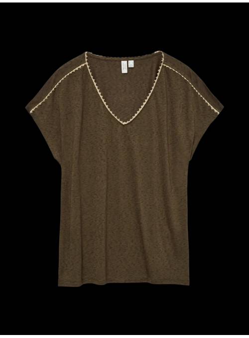 CAMISETA JACKIE VERDE VERO MODA