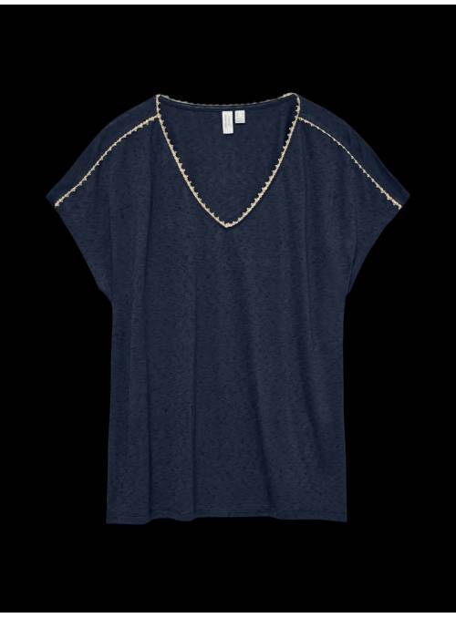 CAMISETA JACKIE AZUL VERO MODA