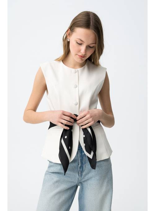 CHALECO PEPPER BLANCO TIFFOSI