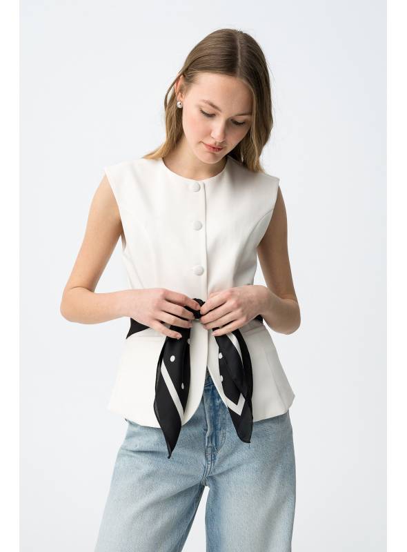 CHALECO PEPPER BLANCO TIFFOSI