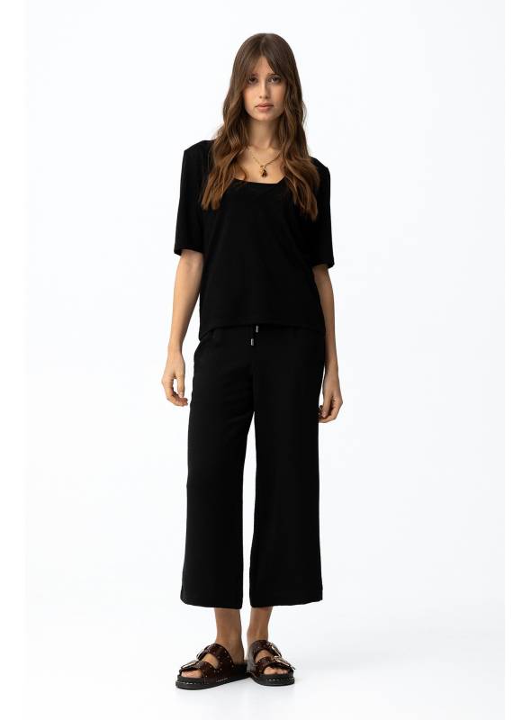 PANTALON FRANCESCA NEGRO TIFFOSI
