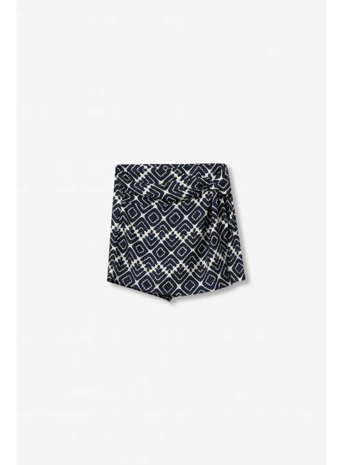 SHORT EMMA ESTAMPADO AZUL TIFFOSI
