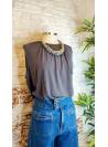 CAMISETA FILLY GRIS VERO MODA