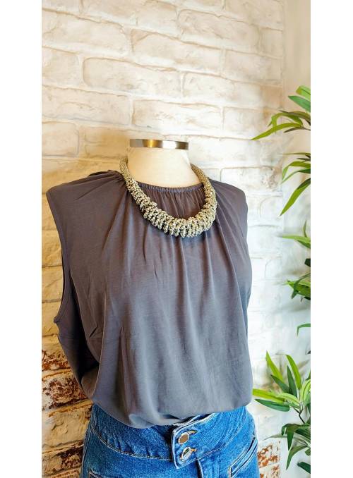 CAMISETA FILLY GRIS VERO MODA