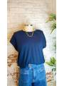 CAMISETA GINA AZUL VERO MODA