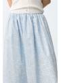FALDA RUBBER CELESTE TIFFOSI