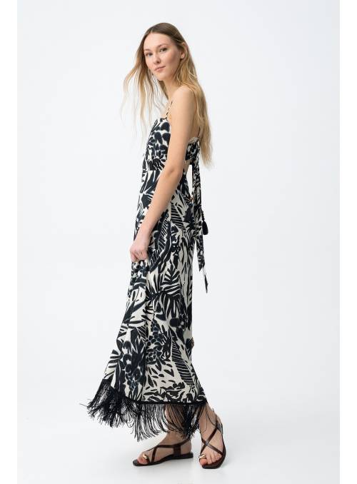 VESTIDO MERT ESTAMPADO MARINO TIFFOSI