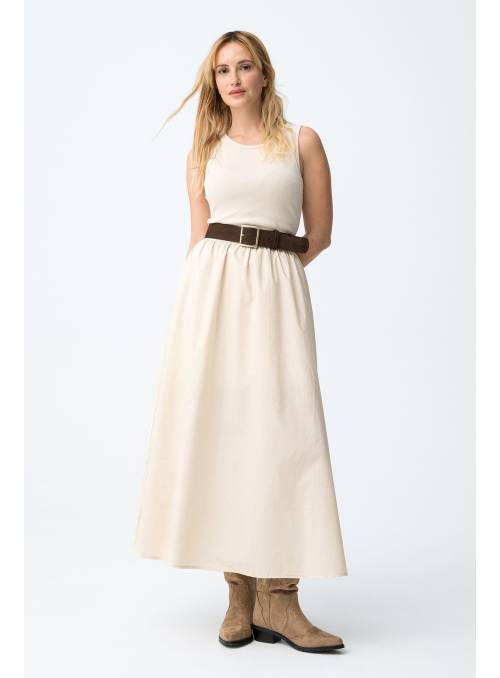 VESTIDO FIJI BEIGE TIFFOSI