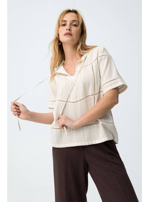 BLUSA PROVENCE BEIGE TIFFOSI