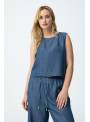TOP LITA AZUL VAQUERO TIFFOSI