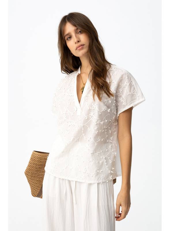 BLUSA ESBELTA BLANCA TIFFOSI