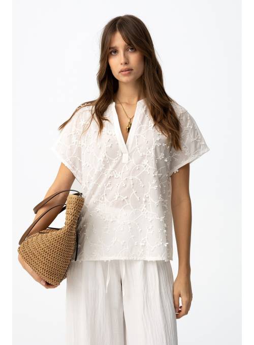 BLUSA ESBELTA BLANCA TIFFOSI
