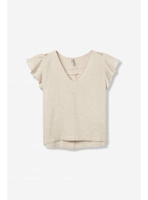 BLUSA IVY LINO BEIGE TIFFOSI