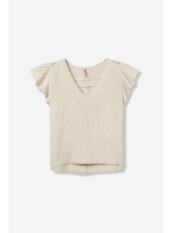 BLUSA IVY LINO BEIGE TIFFOSI