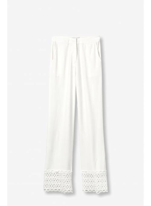 PANTALON LILITH LINO BLANCO TIFFOSI