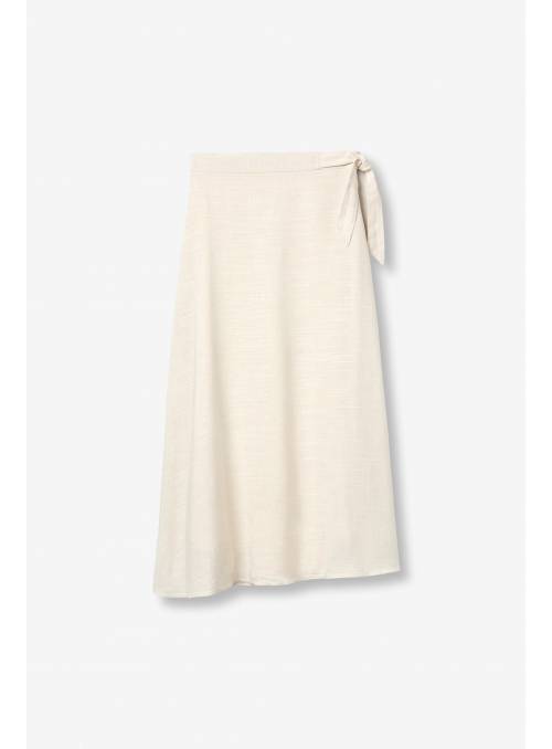 FALDA TROPA BEIGE LINO TIFFOSI