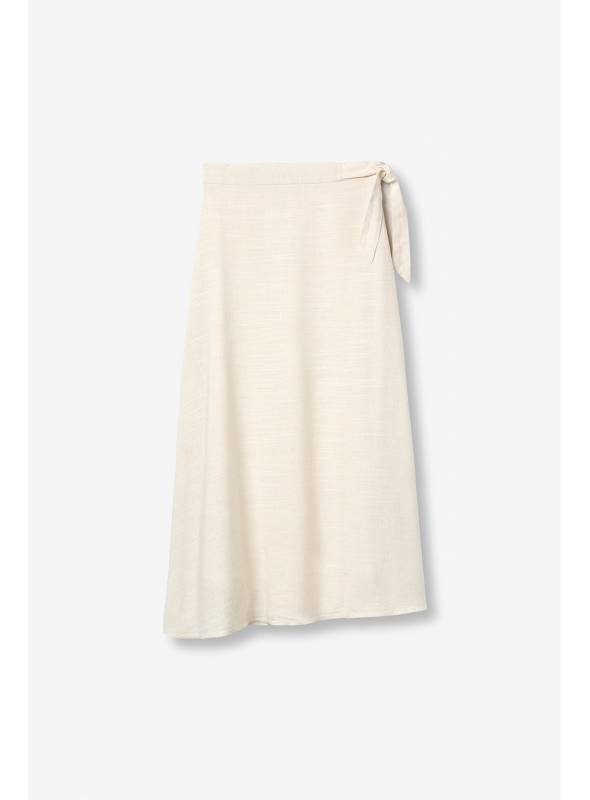 FALDA TROPA BEIGE LINO TIFFOSI