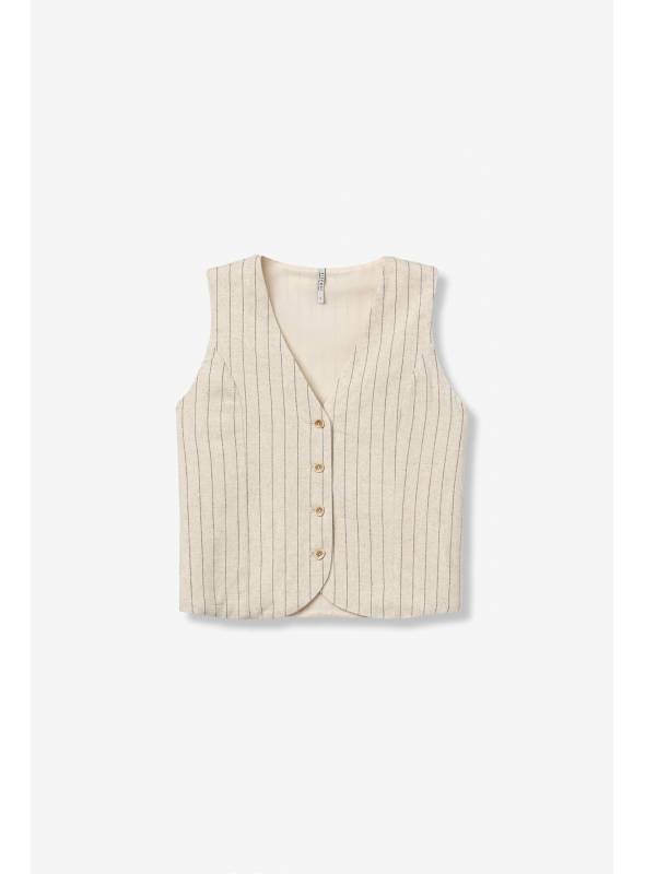 CHALECO ANITTA BEIGE TIFFOSI