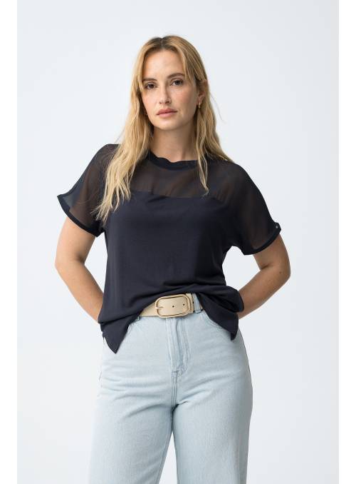 CAMISETA SKI AZUL MARINO TIFFOSI