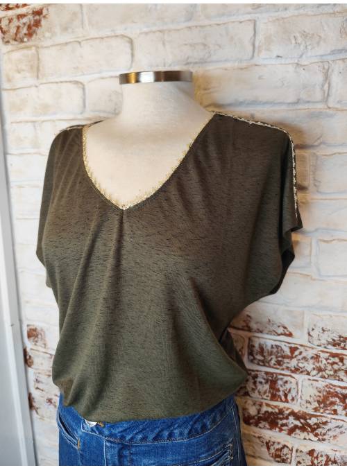 CAMISETA JACKIE VERDE VERO MODA