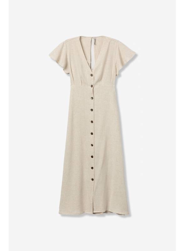 VESTIDO CALITO BEIGE TIFFOSI