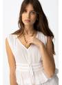 BLUSA CAMPONESA BLANCA TIFFOSI