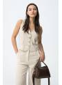 CHALECO ANITTA BEIGE TIFFOSI