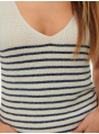 TOP NEWLEXSUN BEIG RAYAS VERO MODA