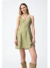 VESTIDO SALTINA VERDE TOPOS TIFFOSI