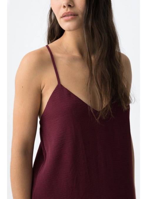 VESTIDO BESTI TIRANTE GRANATE TIFFOSI