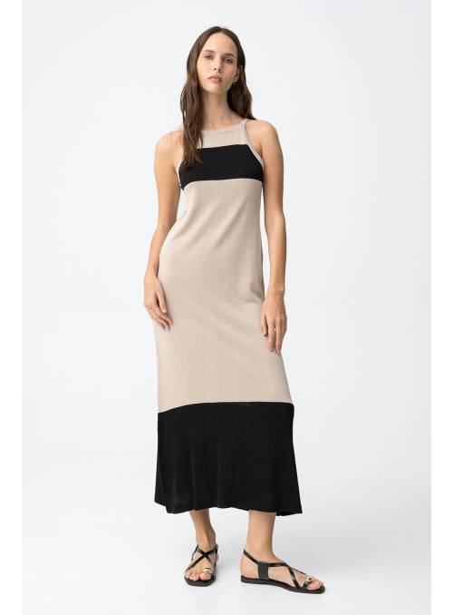 VESTIDO COMPANY BEIG TIFFOSI