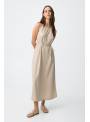 VESTIDO MILOTIC BEIG TIFFOSI