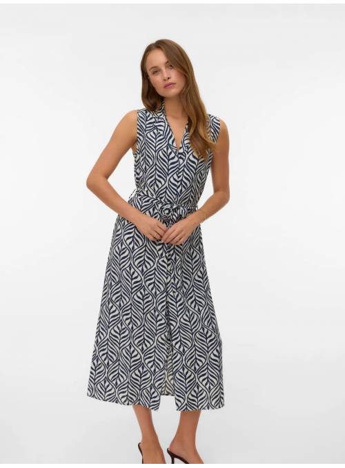 VESTIDO JOSIE ESTAMPADO AZUL VERO MODA