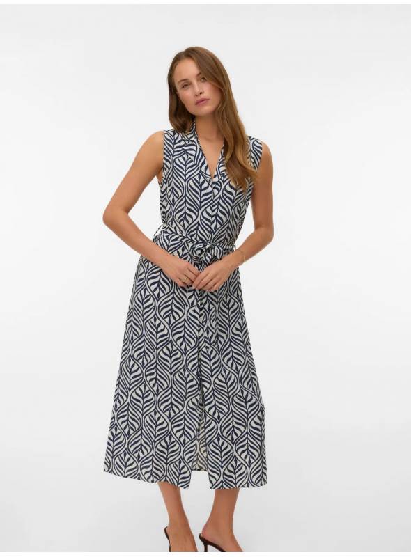 VESTIDO JOSIE ESTAMPADO AZUL VERO MODA