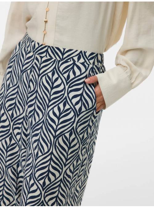 PANTALON JOSIE ESTAMPADO AZUL VERO MODA