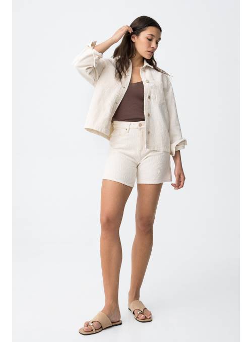 SHORT MOM BEIG TIFFOSI