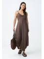 VESTIDO AGGRON MARRON TIFFOSI