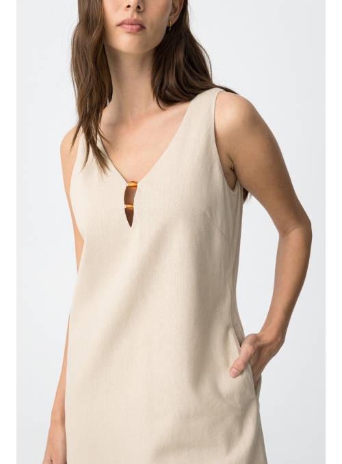 VESTIDO PATAGONIA BEIGE TIFFOSI