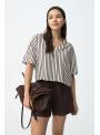 CAMISA RAYAS MARRON TIFFOSI