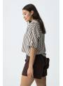 CAMISA RAYAS MARRON TIFFOSI