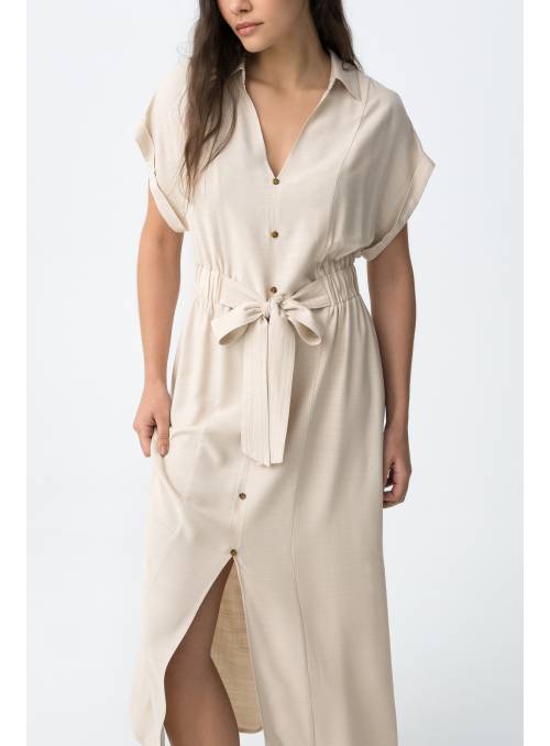 VESTIDO CAMOMELIA BEIGE TIFFOSI