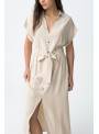 VESTIDO CAMOMELIA BEIGE TIFFOSI