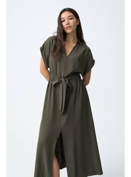 VESTIDO CAMOMILA VERDE TIFFOSI