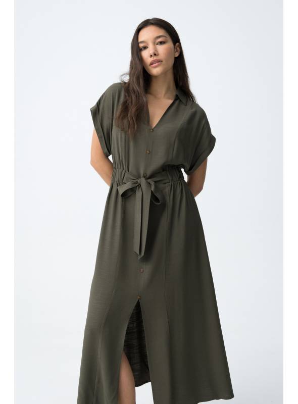 VESTIDO CAMOMILA VERDE TIFFOSI