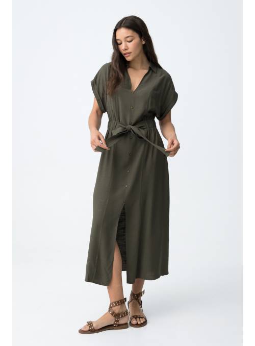 VESTIDO CAMOMILA VERDE TIFFOSI
